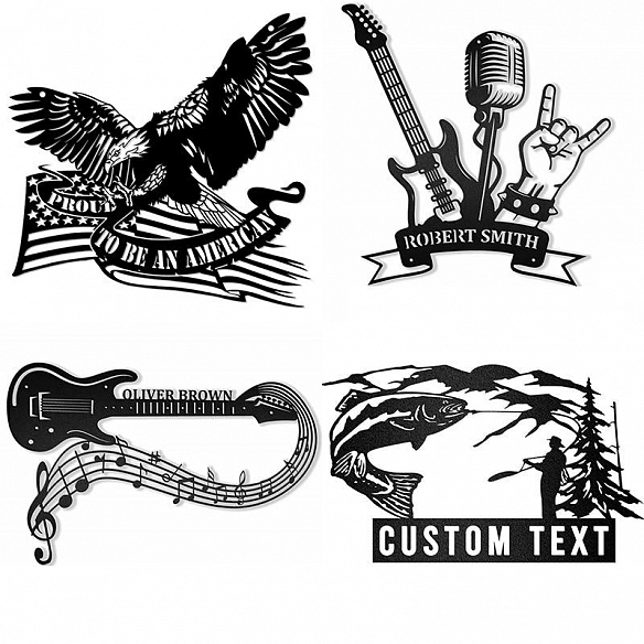 Tell Us The Metal Sign You Want To Design CMS001