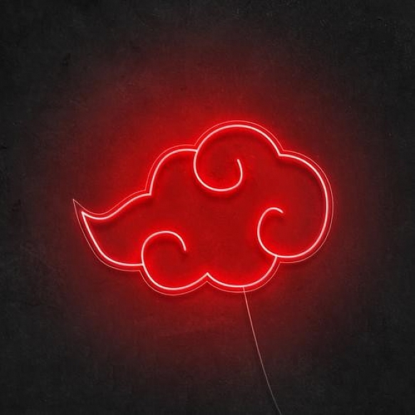 'Akatsuki Cloud' Neon Sign NS032