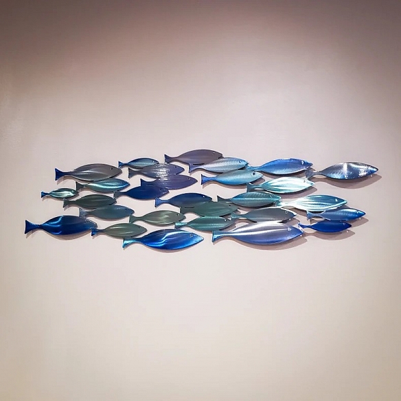 Shoal of Fish Metal Wall Art MWA040